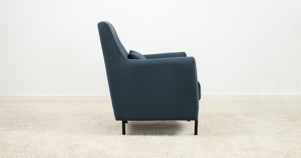 Кресло для отдыха Барселона ТК 674 велюр Diagonal 999 синий