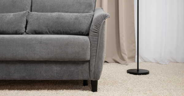 Диван-кровать прямой Берта ТД 774 велюр Mirage grafit темно-серый