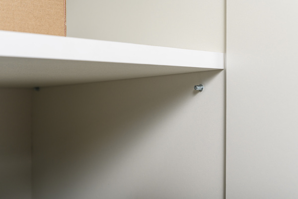 Шкаф комбинированный Эйр 13.182 белый PE шагрень