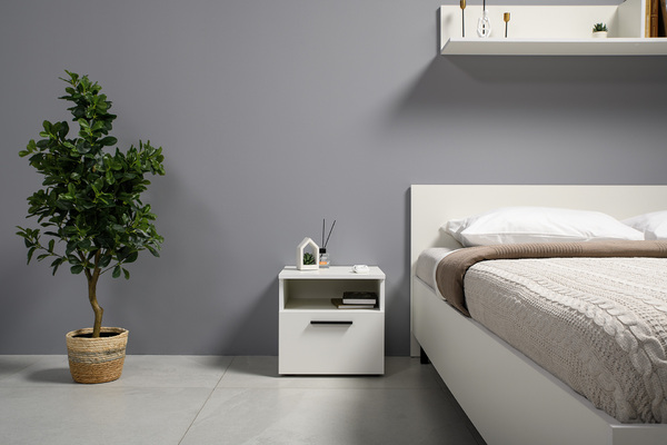 Спальня Эйр композиция 2 белый РЕ шагрень, спальное место 120 х 200