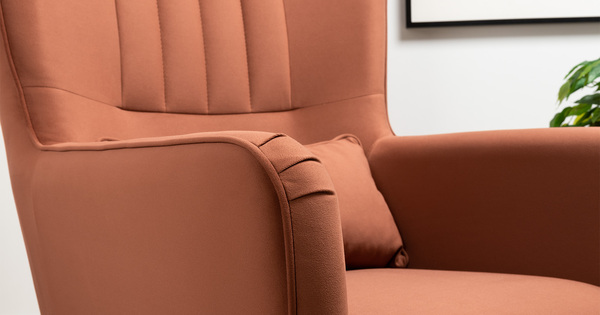 Кресло для отдыха Феличе ТК 527 велюр Велутто 55 терракотовый