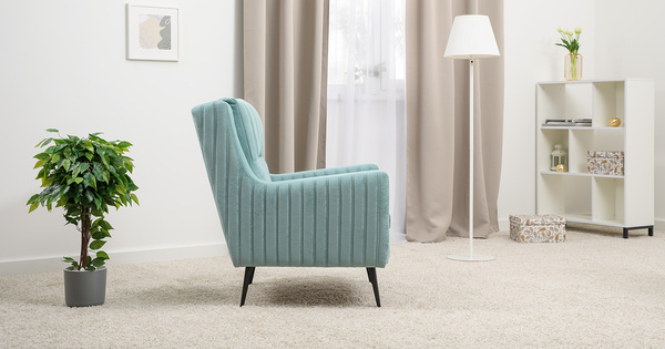 Кресло для отдыха Изабель ТК 736 велюр Романс минт ментоловый