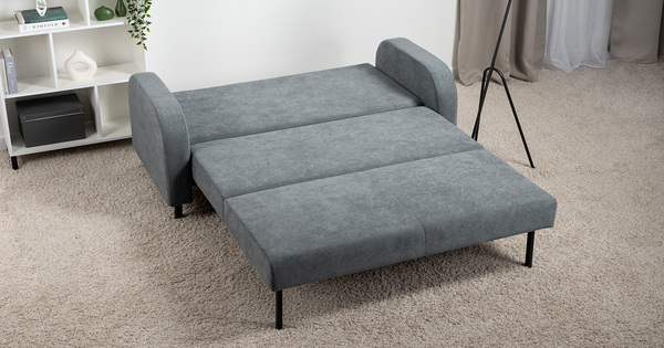 Диван-кровать прямой Киото ТД 783 велюр Epic 83 graphite темно-серый