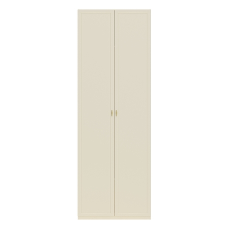 Шкаф двустворчатый Марион 16.340.02 слоновая кость С341 PE, слоновая кость 6898 ПВХ