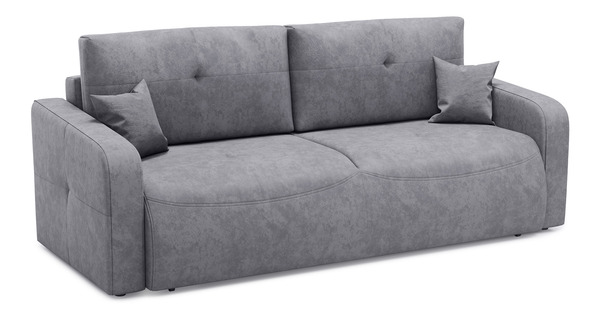 Диван-кровать прямой Марсель ТД 701 велюр Aura 20 серый