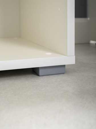 Стеллаж Остин 16.427 белый PE шагрень, дуб золотой CRAFT, белая шагрень 4101 ПВХ, сборка на любую сторону