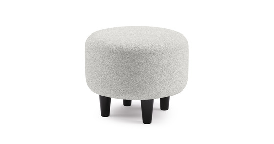 Пуф Шон ТП 270 велюр Romeo 02 белый